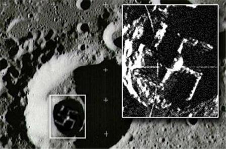 На Луне есть нацисты? ФОТО NASA