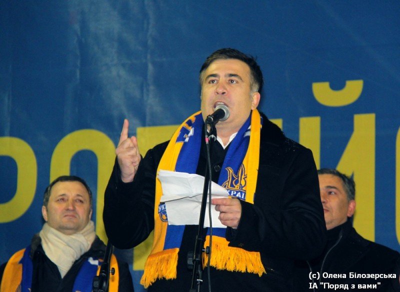 Михаїл Саакашвілі у Києві: “У підручниках напишуть, що Російська імперія припинила своє існування на Євромайдані” (ФОТО, ВІДЕО)