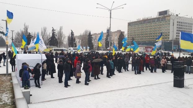 Недільна перекличка «Запоріжжя – Київ» двох Віче знов довела, що в України тільки одна головна проблема (Фото. Відео)