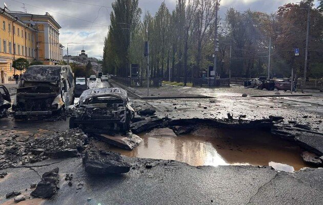 Враг нанёс массированный ракетный удар по Украине (Фото)
