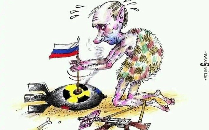 Кремлівський карлик та його ущербне військо (Фото)